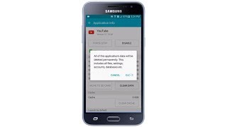 Quick fix to Unfortunately Youtube has stopped error on Samsung Galaxy J3 [upl. by Anuait]