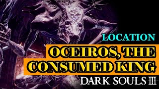 ds3 OCEIROS THE CONSUMED KING LOCATION  DARK SOULS 3 [upl. by Apul]