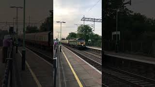 Class 47s flying through Wolverton for London Euston [upl. by Nosde]