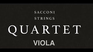 Sacconi String Quartet by Spitfire Audio  Demo of all the patches VIOLA 2022 [upl. by Arraic]