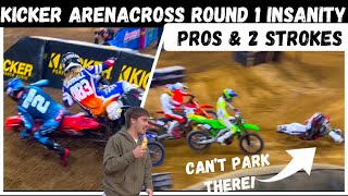 Craziest ArenaCrash Yet Kicker Arenacross Opener was EPIC Carnage All Day Long [upl. by Ahmad]