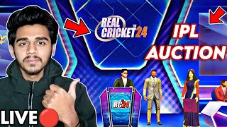 Real Cricket 24 Auction Live  Real Cricket 24 RCPL Auction [upl. by Susy]