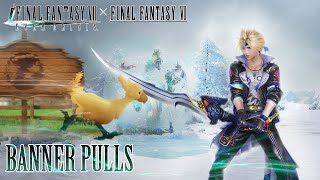 Cloud banner pulls  Final Fantasy VI crossover  Final Fantasy VII Ever Crisis [upl. by Meelas]