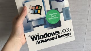 039  Unboxing Windows 2000 Advanced ServerWindows NT 50 2000  dc4nl [upl. by Cutcheon]