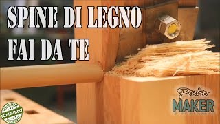 SPINE DI LEGNO  Dima Sagomatrice per spine lunghe di legno fai da te Falegnameria [upl. by Lyda368]