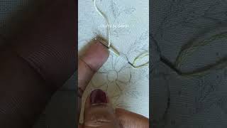 How to stitch bullion knot stitch  Hand embroidery basic stitches guide  Brazilian embroidery [upl. by Atiuqcaj]