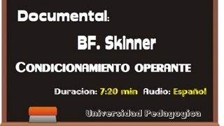 Documental BF Skinner  Condicionamiento Operante [upl. by Inahs]