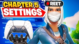 Reet Shows BEST CONTROLLER SETTINGS In Chapter 5 [upl. by Nallac192]