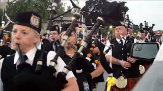 2024 08 24 Kincardine Massed Bands Parade [upl. by Manouch]