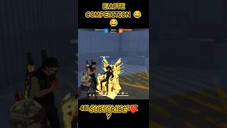 FREE FIRE LUCKIEST MOMENTS EMOTE COMPETITION freefire shorts redeemcode [upl. by Yllah257]