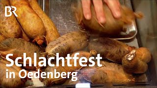 Kesselfleisch Schlachtfest in Oedenberg  Zwischen Spessart und Karwendel  BR  Doku  Reportage [upl. by Enomor897]