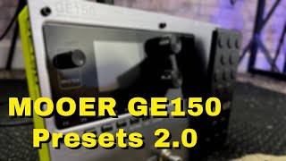 MOOER GE150  Presets 20  Lucas Carriel 2023 [upl. by Noremmac93]