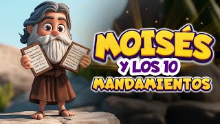 La Biblia para Niños ⭐ quot¡Aprende Los 10 Mandamientos 🌟  Enseñanzas Bíblicas para Niños 😃 [upl. by Lynsey]