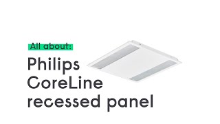 Philips CoreLine Recessed panel [upl. by Alleuol839]