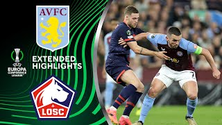 Aston Villa vs Lille Extended Highlights  UECL QuarterFinals 1st Leg  CBS Sports Golazo [upl. by Naji]