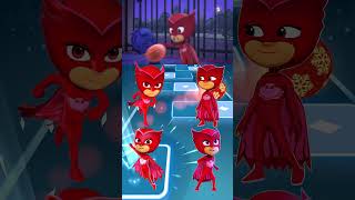 PJ Masks  Owlette 🆚 Owlette 🆚 Owlette 🆚 Owlette X Dance Song Tiles Hop EDM Rush shorts [upl. by Yelsehc]