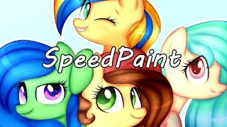 SpeedPaint My Little Oc  Okusheny  mlp [upl. by Sieracki416]