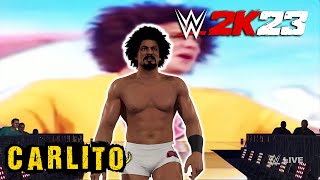 WWE 2K23  Carlito w quotCoolquot Theme amp GFX  WWE 2K23 Mods [upl. by Weed]