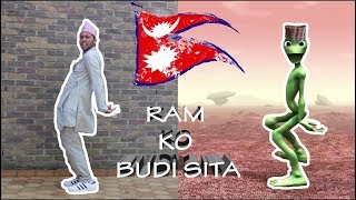 Nepalese Traditional VS Alien  Dame Tu Cosita  Ram Ko Budi Sita  DANCE CHALLENGE 2018  LAFANGOS [upl. by Ahsonek]