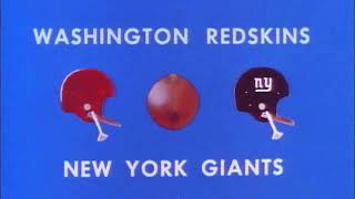 Nov 29 1964  Giants  Redskins Highlights [upl. by Adliwa]