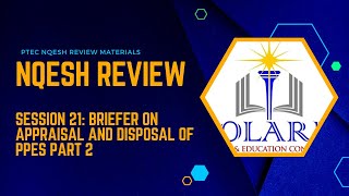 NQESH Review Session 21 Briefer on Appraisal and Disposal of PPEs Part 2 [upl. by Ainet]