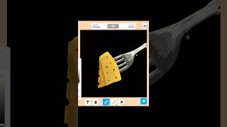 How to draw a CHEESE 🧀speeddraw roblox drawing shorts digitalart gaming painting art [upl. by Edithe]