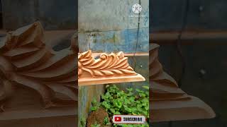 latest wooden karnish desing carving with cnc router machine [upl. by Yboc]