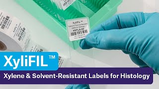 XyliFIL™  Xylene and Solvent Resistant Labels for Histology [upl. by Taimi]