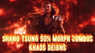 Shang Tsung 50 Morph Combos With Every Character  Mortal Kombat 1 Khaos Reigns [upl. by Jacoby]