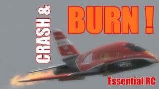 RC radio control airplane CRASH amp BURN compilation [upl. by Sixel]