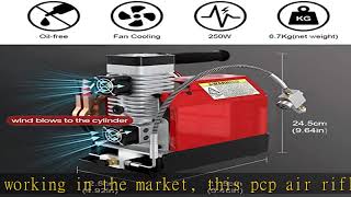 GX PUMP CS2 Portable PCP Air Compressor 4500Psi30MpaOilFreePowered by Car 12V DC or Home 110V [upl. by Divan]