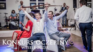 OCZEPINY KONKURSY WESELNE Wesele 2023 Zespół SIÓDME NIEBO sala U BOLKA w Dębsku [upl. by Nomihs]