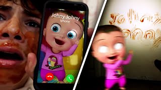 CALLING JOHNY JOHNY YES PAPA ON FACETIME HE ATTACKED ME [upl. by Enomar654]