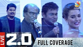 20 First Look LIVE  Full Coverage in Tamil  Rajinikanth Shankar Amy Jackson AR Rahman speech [upl. by Haland]