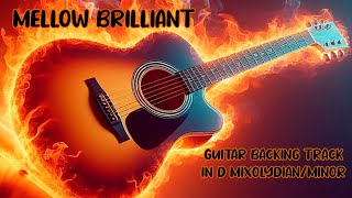 Mellow Brilliant Guitar Backing Track in D MixolydianMinor [upl. by Marcela]