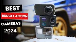 Best Budget Action Cameras 2024  The Only 5 You Should Consider [upl. by Socram492]