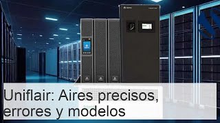 Acondicionadores de aire de precisión Uniflair opiniones instrucciones del panel de control [upl. by Anelegna]