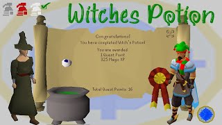 OSRS Witchs Potion Quest Guide  Ironman Approved [upl. by Joelie]