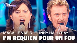 Johnny Hallyday et Magalie Vaé chantent quotRequiem pour un fouquot l Star Academy  Saison 05 [upl. by Dolphin]