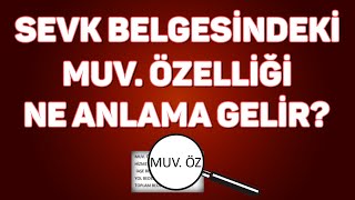 Askerlik Sevk Belgesindeki Muv Özelliği Ne Anlama Gelir [upl. by Vetter264]