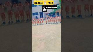 Rabbit 🐰 race for lkg kids teacherlifequalityeducation outdoorssportsnews preschoolactivities [upl. by Besnard]