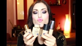 Comparazione applicazione e review di 4 fondotinta Collistar Urban Decay Estée Lauder Armani [upl. by Ammadis244]