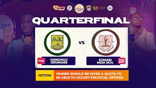 Quarterfinal  Konongo Odumase SHS vs Kumasi High School LuvFMHSD [upl. by Etteniotna468]