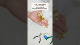 What Materials Do You Need To Start Making Hair Accessories At Home hairaccessories handmade [upl. by Lilak655]