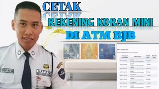 Cetak Rekening Koran Mini di ATM bjb [upl. by Aspasia]