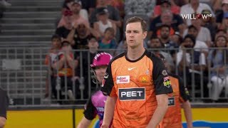 Jason Behrendorff 3 wickets vs Sydney Sixers  39th Match  PRS vs SYS [upl. by Odelia]