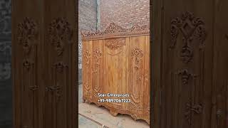 Wooden Teak Wood Almirah almirah wardrobe furniture wood woodenfurniture shorts short yt [upl. by Blackstock]