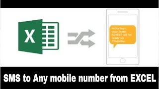 SMS to any mobile number from EXCEL  Hindi [upl. by Uella236]