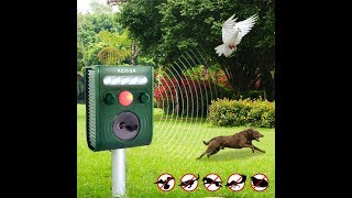 KCASA KCJK369 Garden Ultrasonic Animal Repeller [upl. by Araid858]