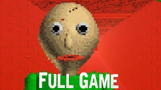 Baldis Basics in Education and Learning Full Game amp ENDING Gameplay Free indie horror Game [upl. by Anilys593]